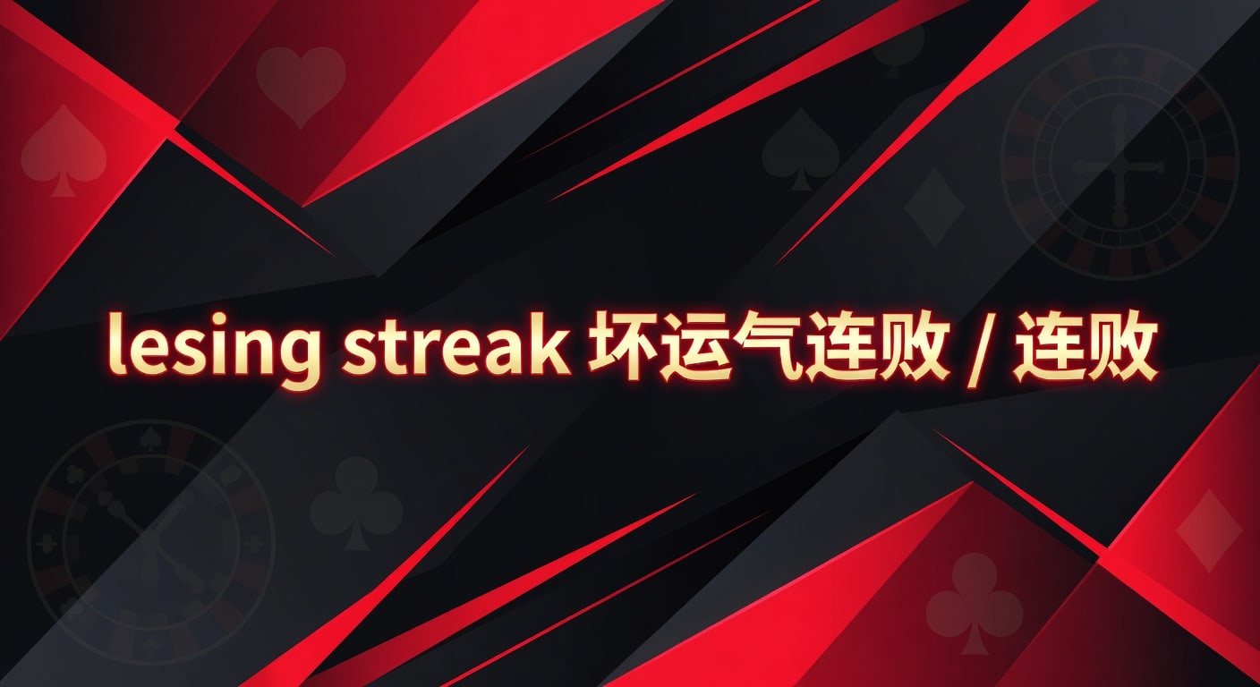 losing streak 坏运气连败：判断、止损与回升思路