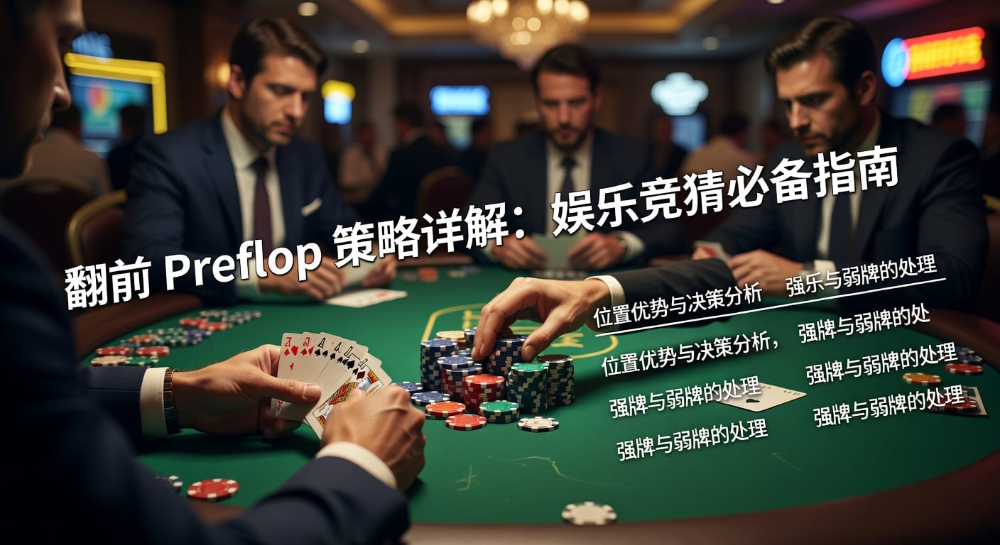 翻前 preflop：下注前决策与位置读牌
