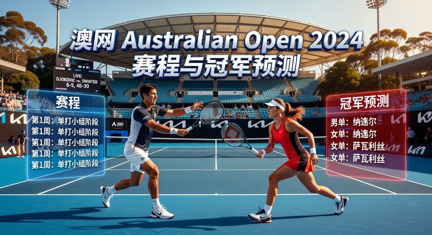 澳网 Australian Open 赛程看点与投注解析｜战旗体育官网